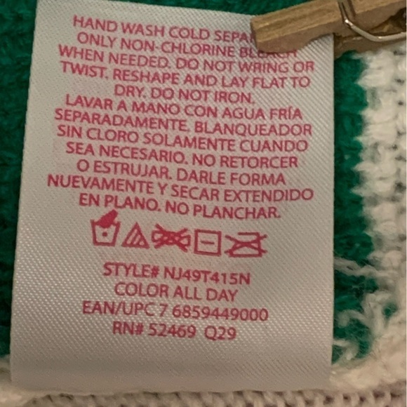 No Boundaries White Sequined Reindeer Christmas Graphic Sweater XXL SALE - Picture 9 of 13